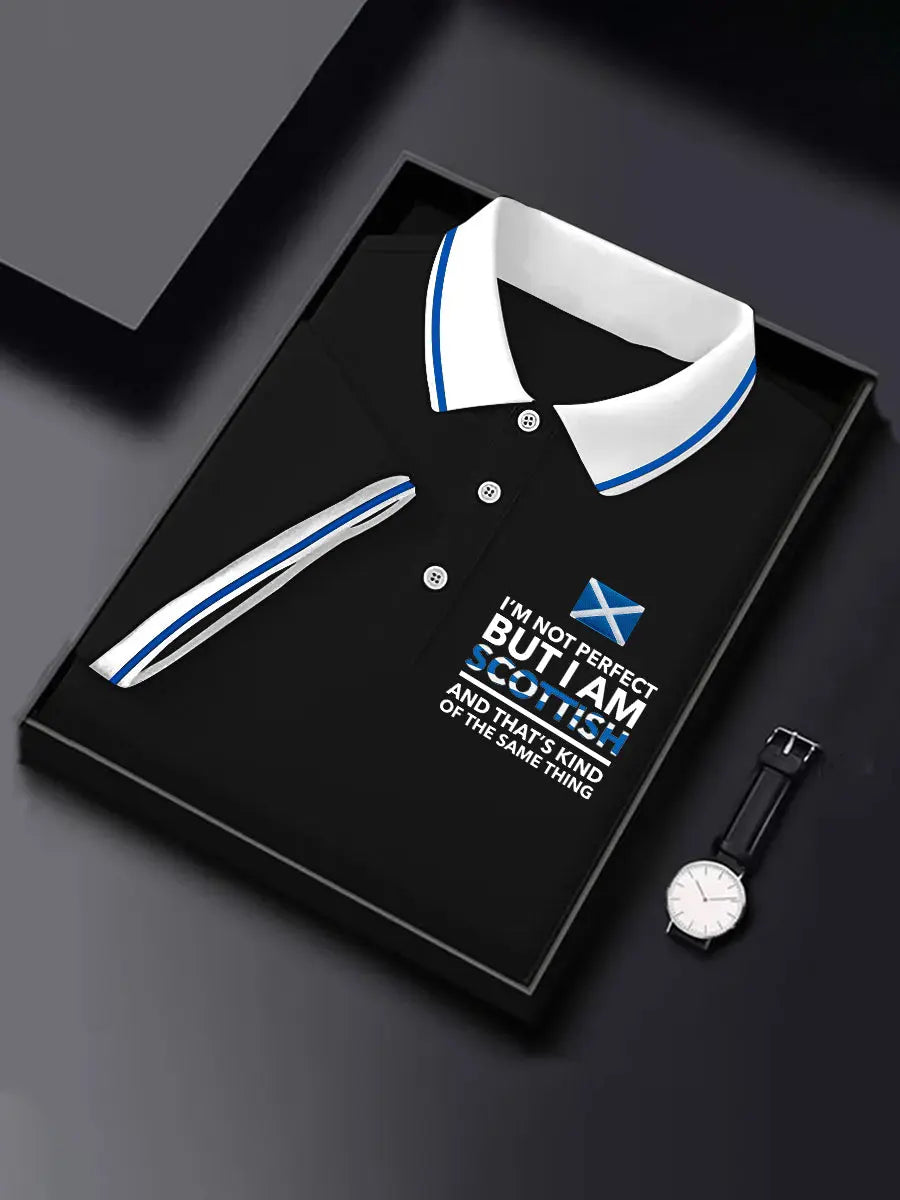 Men's Scottish Flag Short Sleeves Top trupatriotic