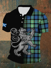 Men's Scottish Flag Short Sleeves Top trupatriotic