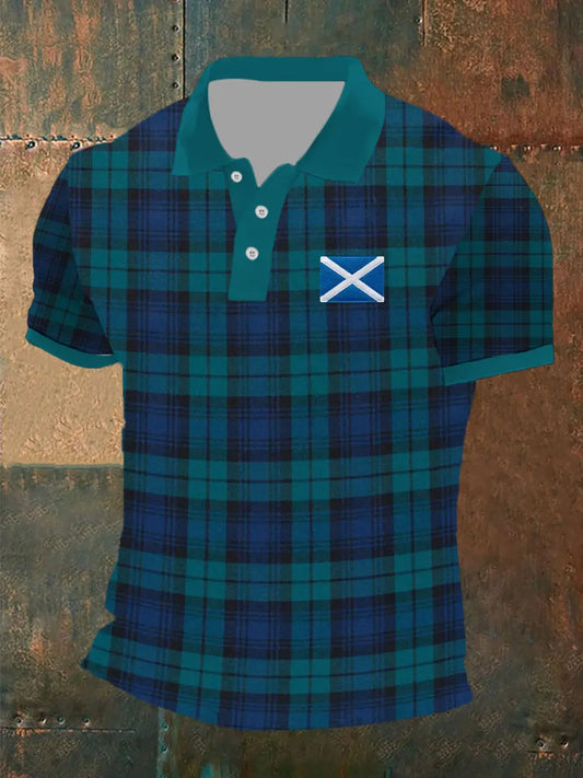 Men's short sleeve polo shirt trupatriotic