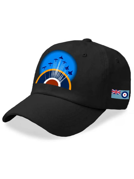 Unisex Vintage RAF Wings Of Freedom Print Hat trupatriotic