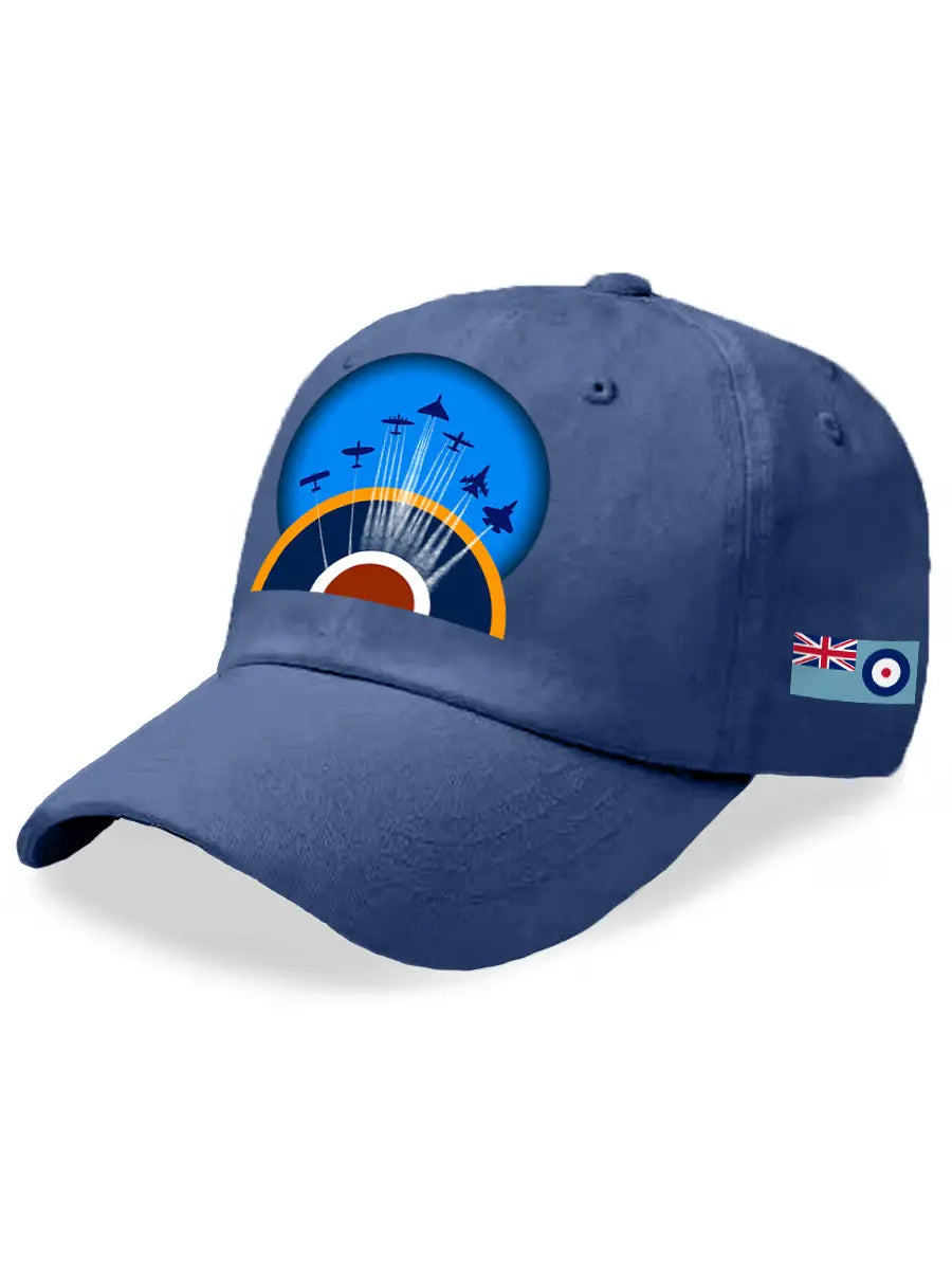 Unisex Vintage RAF Wings Of Freedom Print Hat trupatriotic