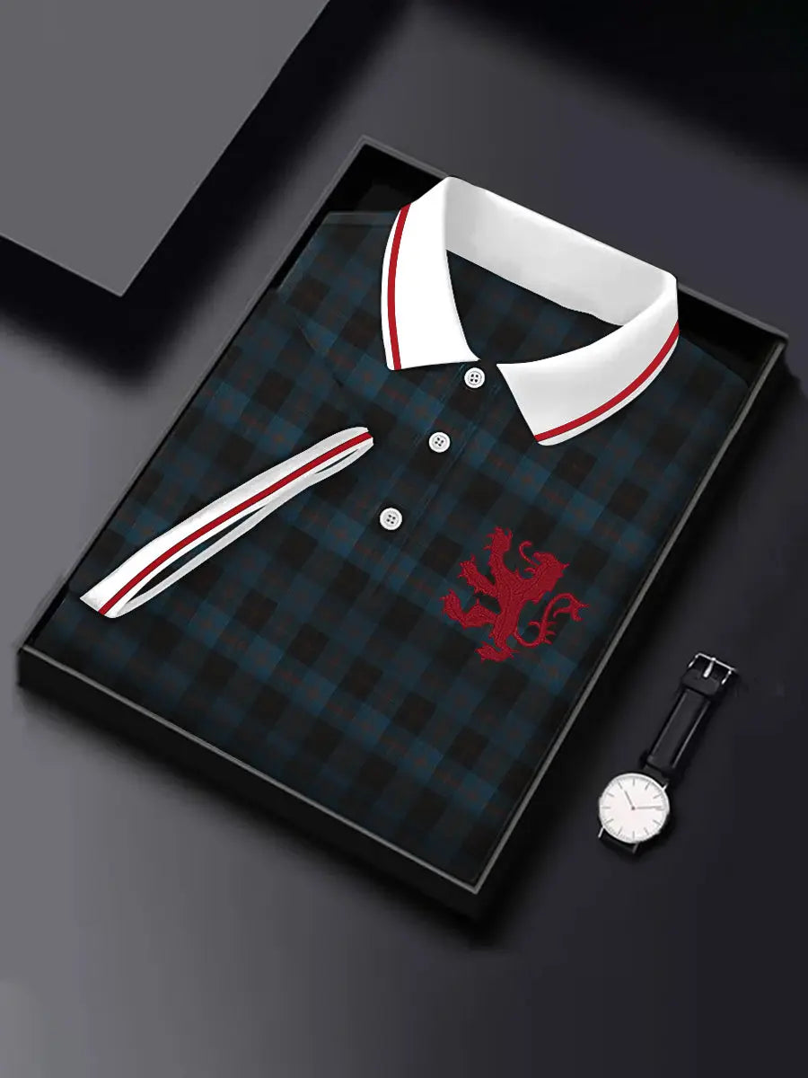 Men's Vintage Scotland Lion  Short Sleeve Top trupatriotic