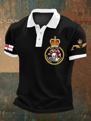 Men's Navy Veteran Submarine Printed Casual Tops trupatriotic