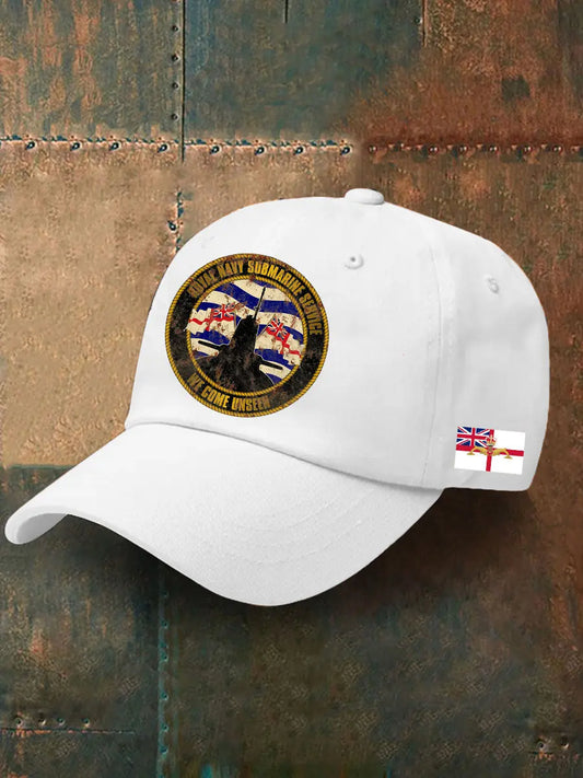 Unisex Navy Veteran Submarine Printed Hat trupatriotic
