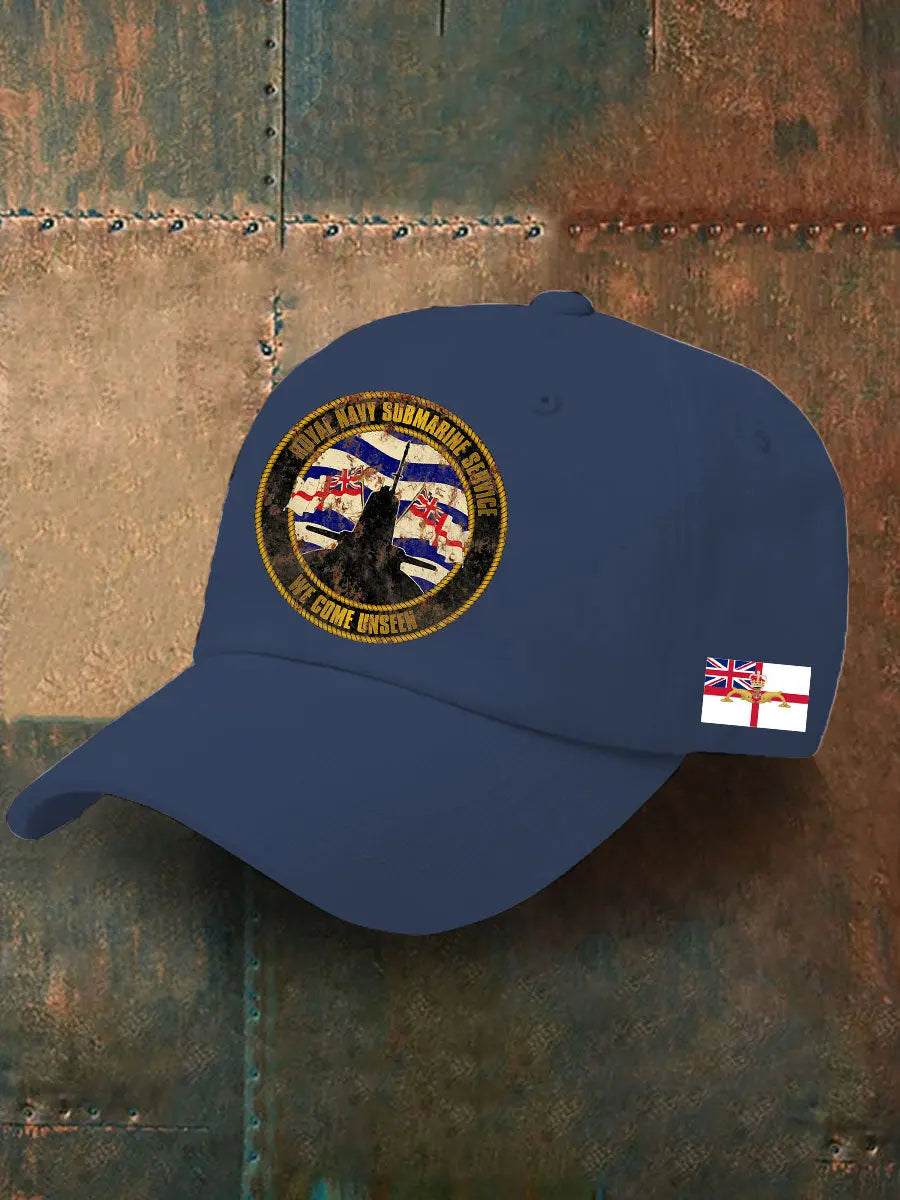 Unisex Navy Veteran Submarine Printed Hat trupatriotic