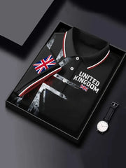 Men's United Kingdom Print Short Sleeve Shirt trupatriotic
