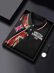 Men's United Kingdom Print Short Sleeve Shirt trupatriotic