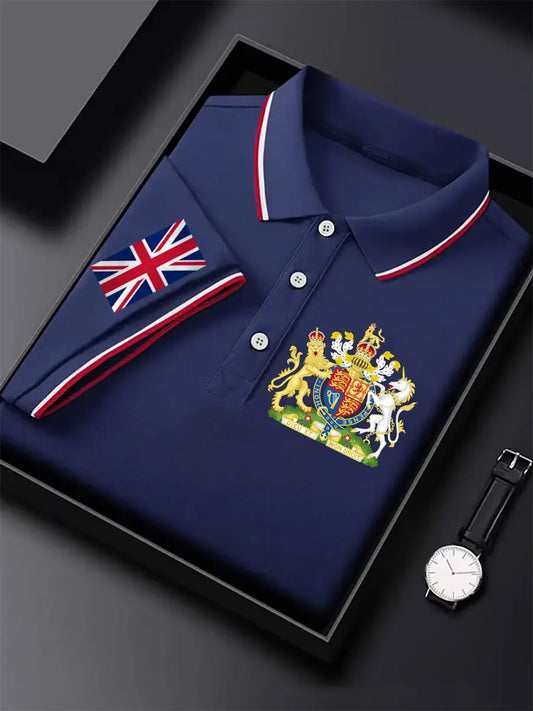 Men's United Kingdom Print Short Sleeve Shirt trupatriotic