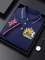 Men's United Kingdom Print Short Sleeve Shirt trupatriotic