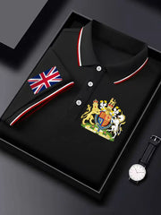 Men's United Kingdom Print Short Sleeve Shirt trupatriotic