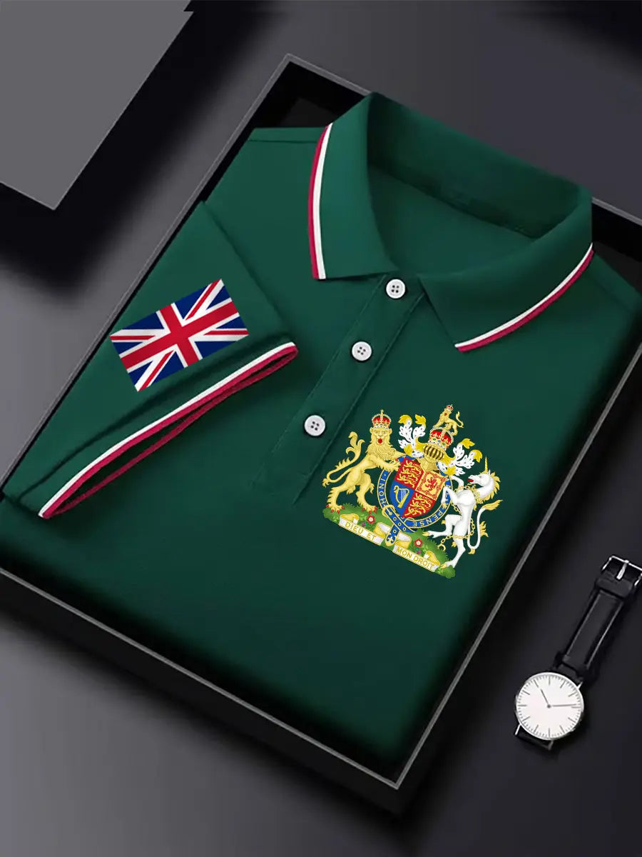 Men's United Kingdom Print Short Sleeve Shirt trupatriotic