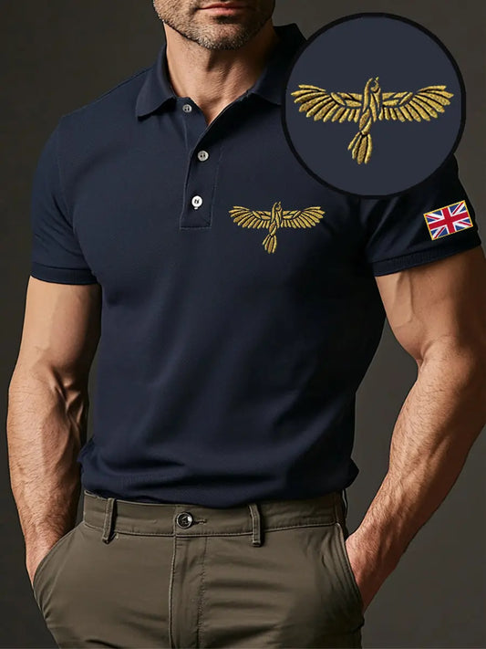 Men's Embroidered Business Casual Top trupatriotic