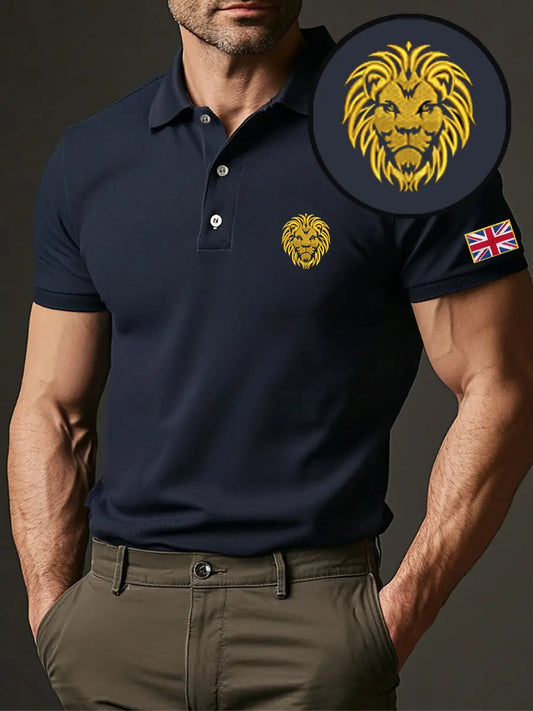 Men's Embroidered Business Casual Top trupatriotic