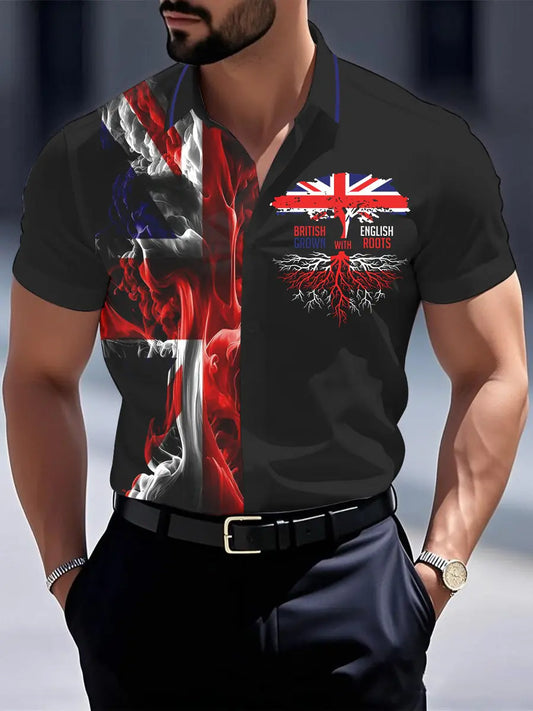 Men's English Roots Short Sleeve Shirt trupatriotic