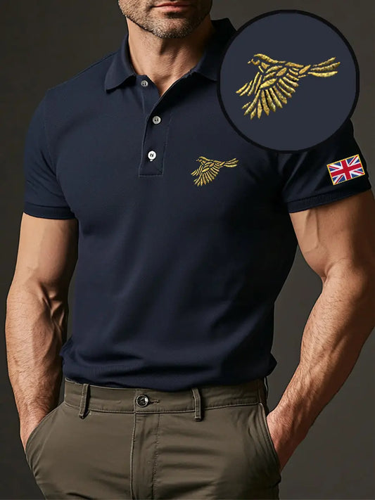 Men's Embroidered Business Casual Top trupatriotic