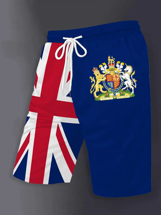 Men's United Kingdom Print  Shorts trupatriotic