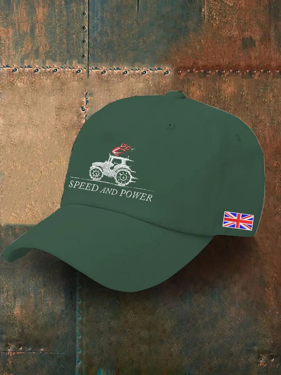 Unisex British Farming Printed Hat trupatriotic