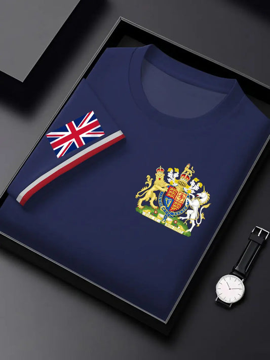 Men's United Kingdom Print Short Sleeve Shirt trupatriotic