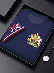 Men's United Kingdom Print Short Sleeve Shirt trupatriotic