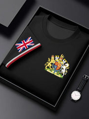 Men's United Kingdom Print Short Sleeve Shirt trupatriotic