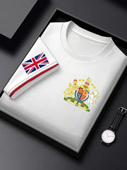 Men's United Kingdom Print Short Sleeve Shirt trupatriotic