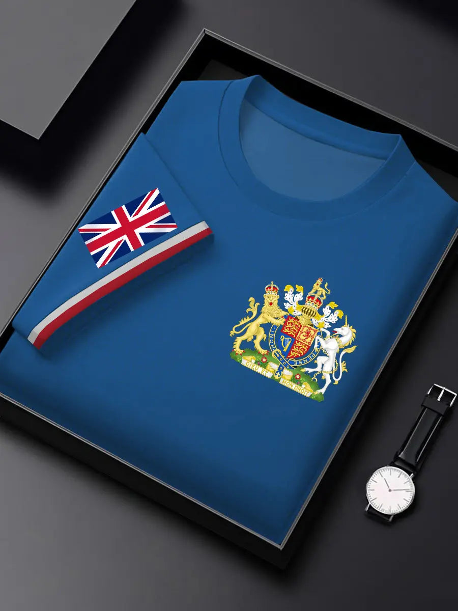Men's United Kingdom Print Short Sleeve Shirt trupatriotic