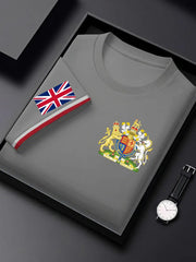 Men's United Kingdom Print Short Sleeve Shirt trupatriotic