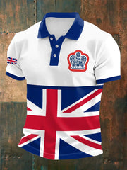 Men's United Kingdom Print Short Sleeve Shirt trupatriotic