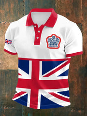 Men's United Kingdom Print Short Sleeve Shirt trupatriotic