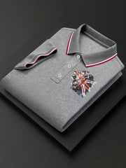 Men's Vintage England Flag Lion Casual Shirt trupatriotic