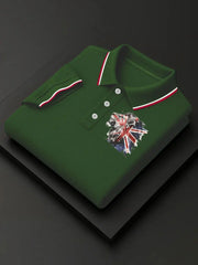 Men's Vintage England Flag Lion Casual Shirt trupatriotic