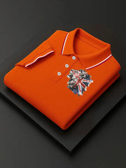 Men's Vintage England Flag Lion Casual Shirt trupatriotic