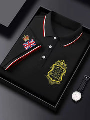 Men's Rpyal British Flag Printed Casual Tops trupatriotic