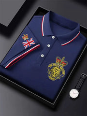 Men's Rpyal British Flag Printed Casual Tops trupatriotic