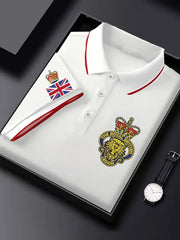 Men's Rpyal British Flag Printed Casual Tops trupatriotic