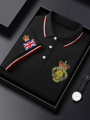 Men's Rpyal British Flag Printed Casual Tops trupatriotic