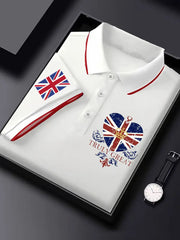 Men's Truly Great Flag Printed Casual Tops trupatriotic
