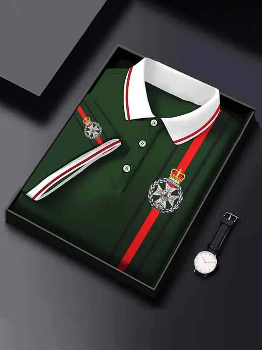 Men's Business Style Badge Top trupatriotic