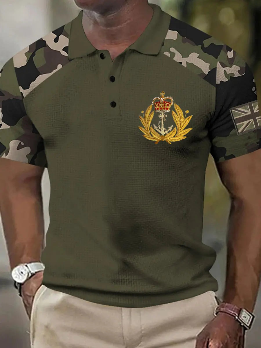 Men's Business Style Badge Top trupatriotic