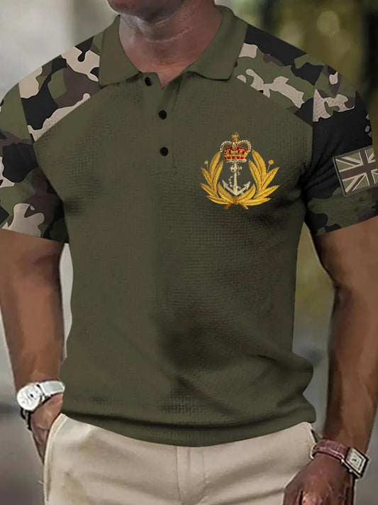 Men's Business Style Badge Top trupatriotic