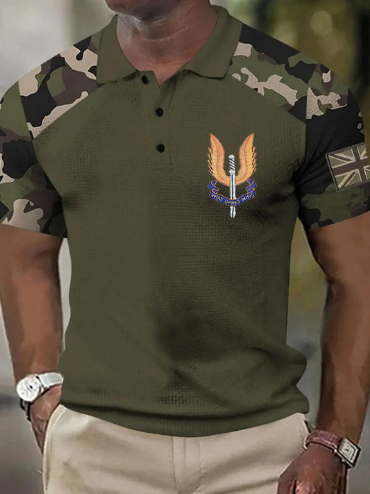 Men's Business Style Badge Top trupatriotic