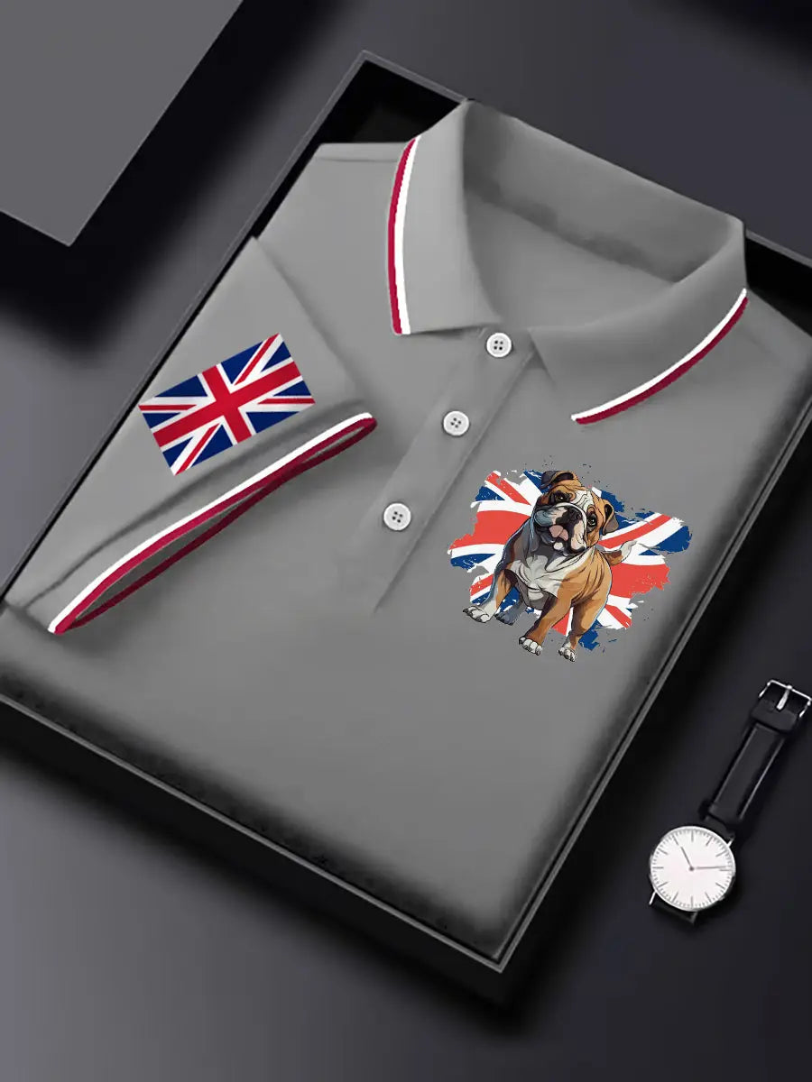 Men's Vintage British Bulldog Casual Shirt trupatriotic