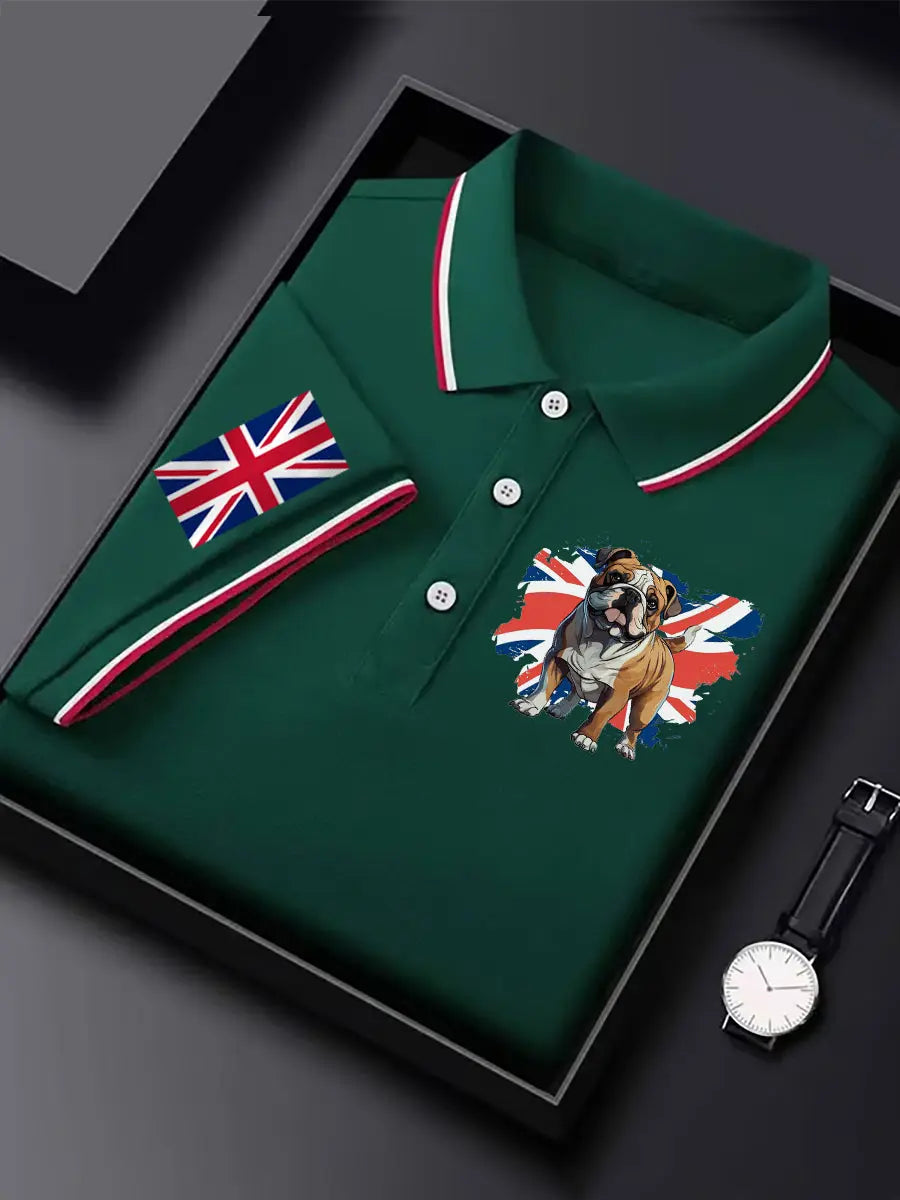 Men's Vintage British Bulldog Casual Shirt trupatriotic