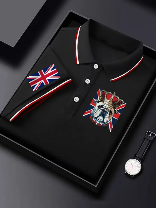 Men's Vintage British Bulldog Crown Casual Shirt trupatriotic