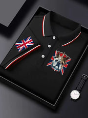 Men's Vintage British Bulldog Crown Casual Shirt trupatriotic