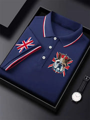 Men's Vintage British Bulldog Crown Casual Shirt trupatriotic