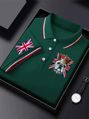 Men's Vintage British Bulldog Crown Casual Shirt trupatriotic