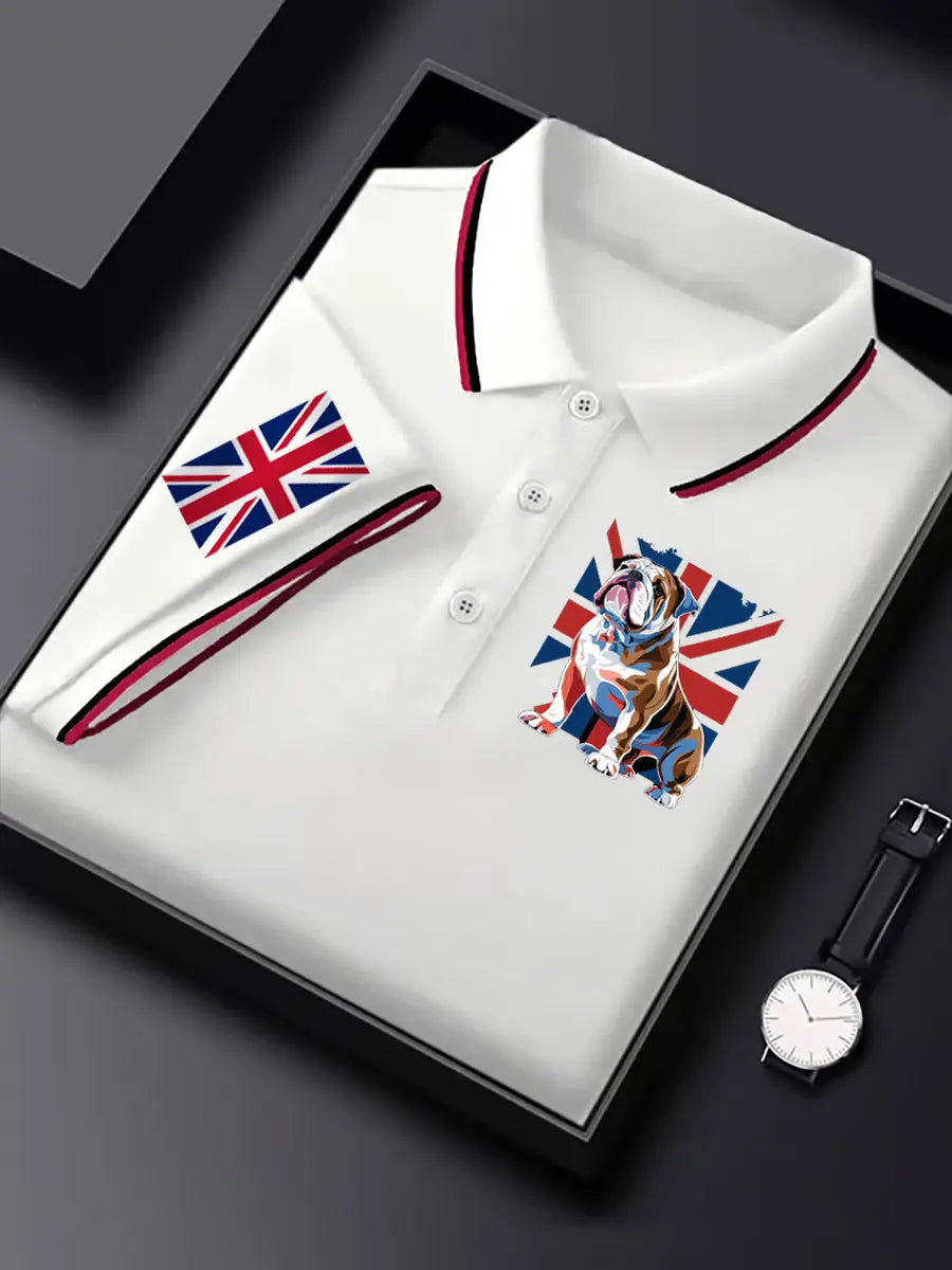 Men's Vintage British Bulldog Casual Shirt trupatriotic