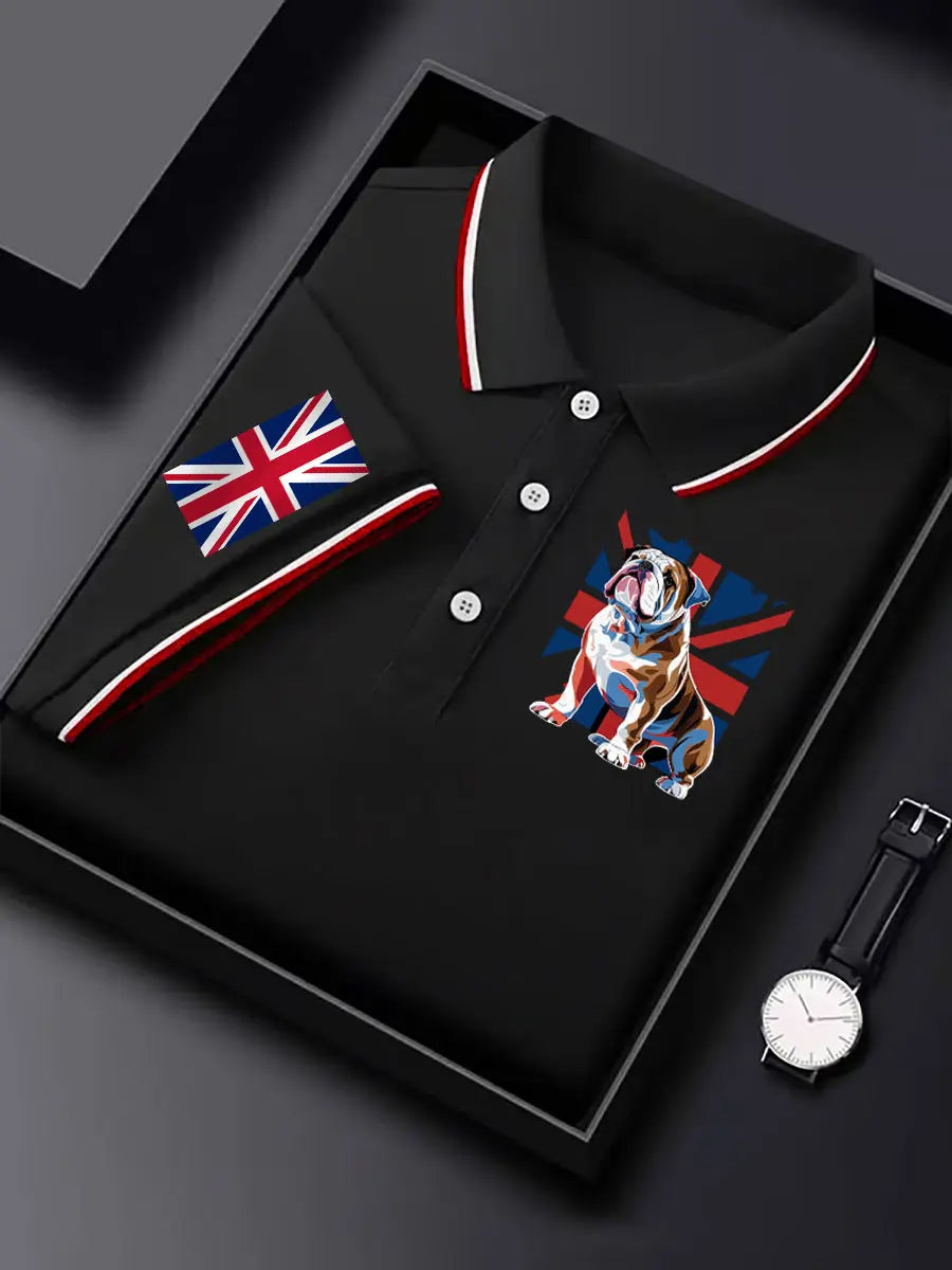 Men's Vintage British Bulldog Casual Shirt trupatriotic
