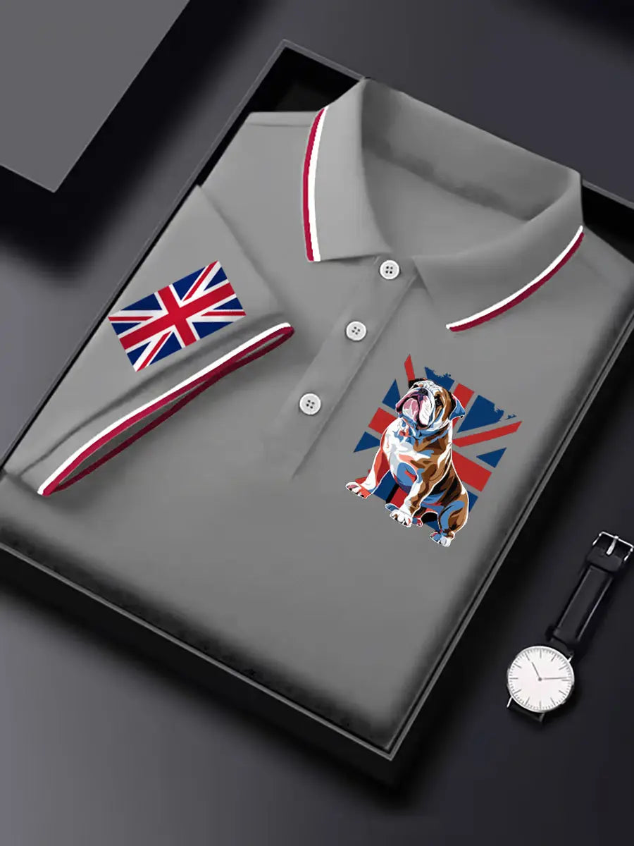 Men's Vintage British Bulldog Casual Shirt trupatriotic